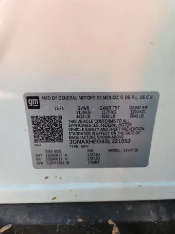 2025 CHEVROLET EQUINOX LT  