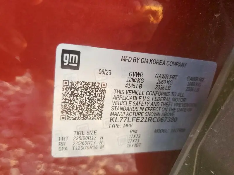 2024 CHEVROLET TRAX LS