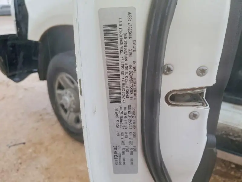 2019 RAM 2500 TRADESMAN  