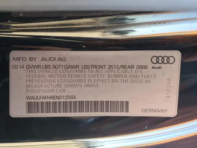 2014 AUDI A5 PREMIUM PLUS  