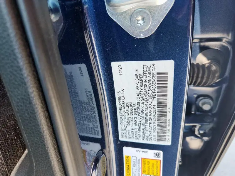 2024 HONDA ACCORD EX  