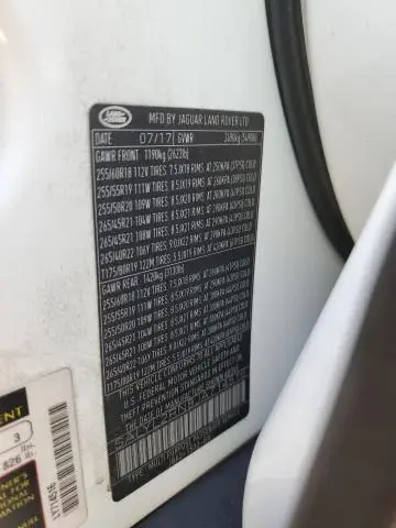 2018 LAND ROVER RANGE ROVER VELAR R-DYNAMIC SE  