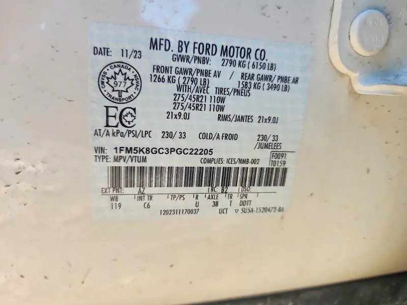 2023 FORD EXPLORER ST  