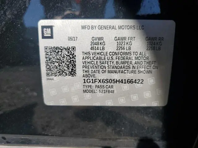2017 CHEVROLET BOLT EV PREMIER  