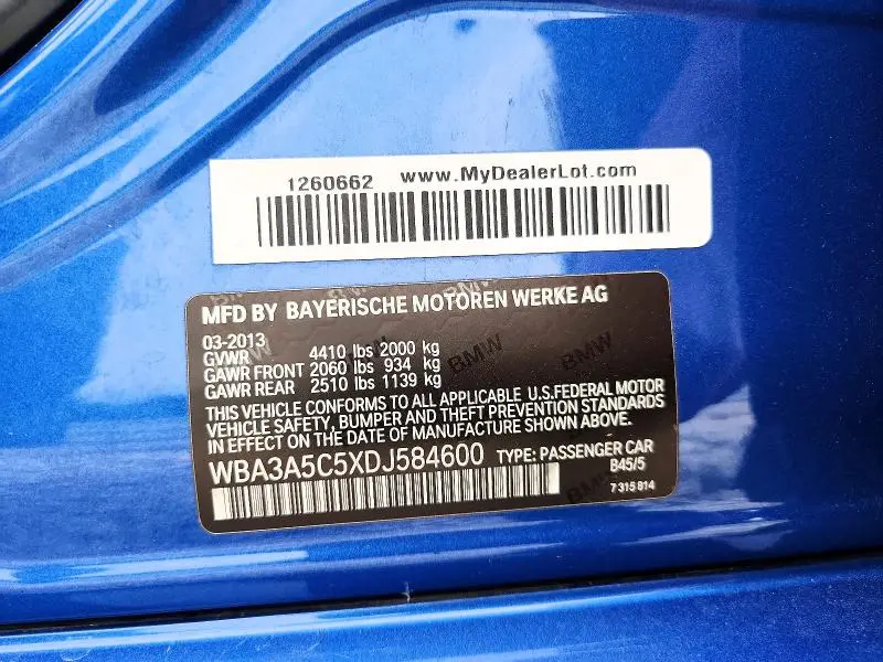 2013 BMW 328 I  