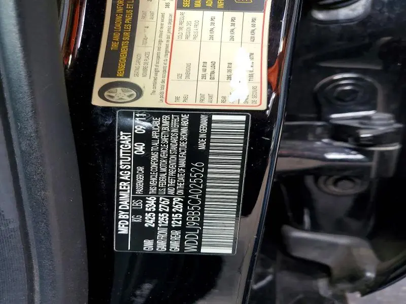 2012 MERCEDES-BENZ CLS 550 4MATIC  