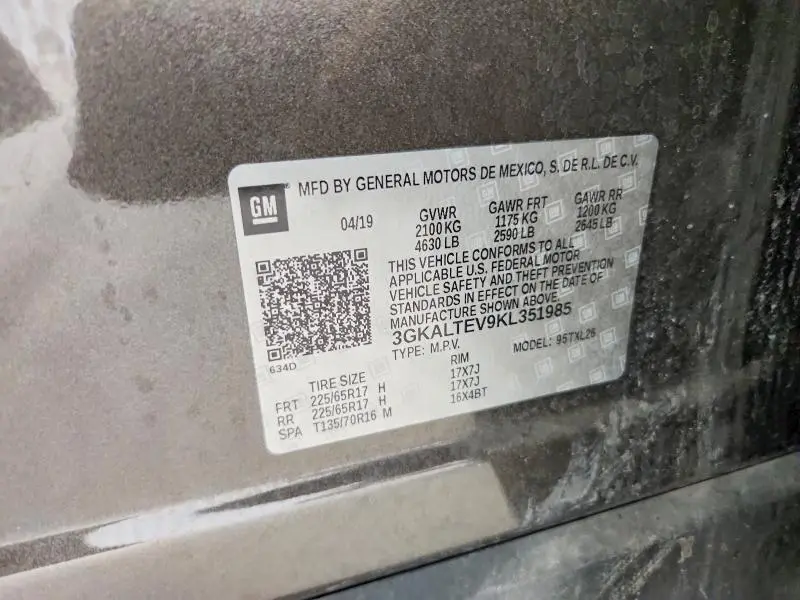 2019 GMC TERRAIN SLE  
