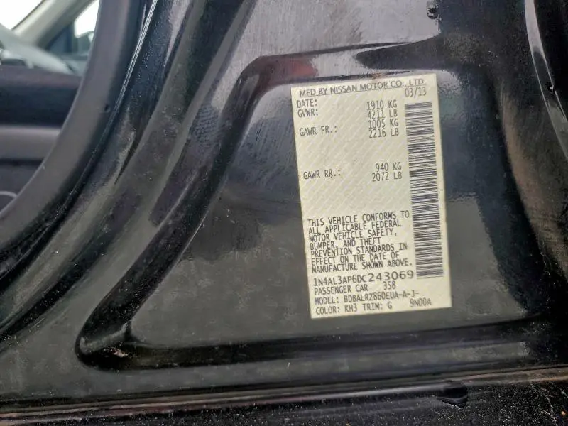 2013 NISSAN ALTIMA 2.5  