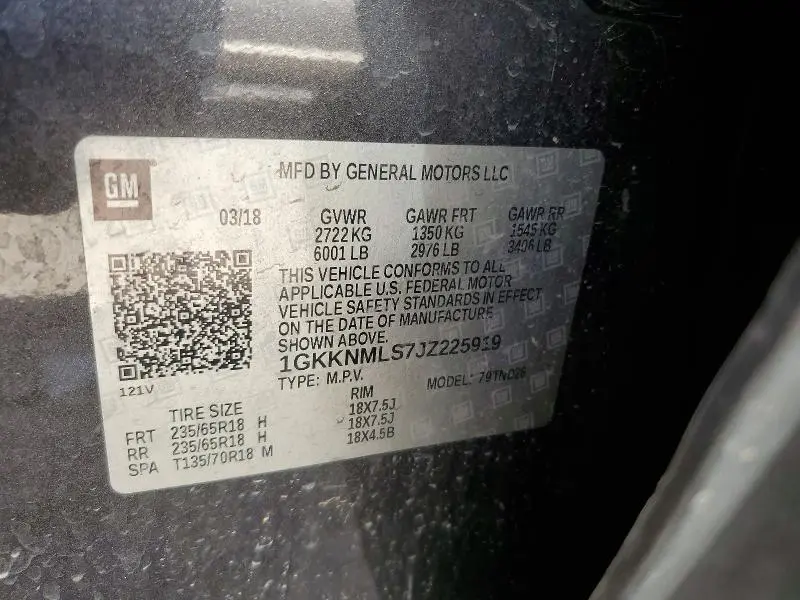 2018 GMC ACADIA SLT-1  