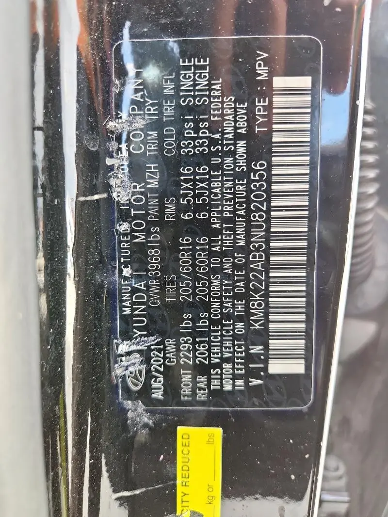 2022 HYUNDAI KONA SEL  