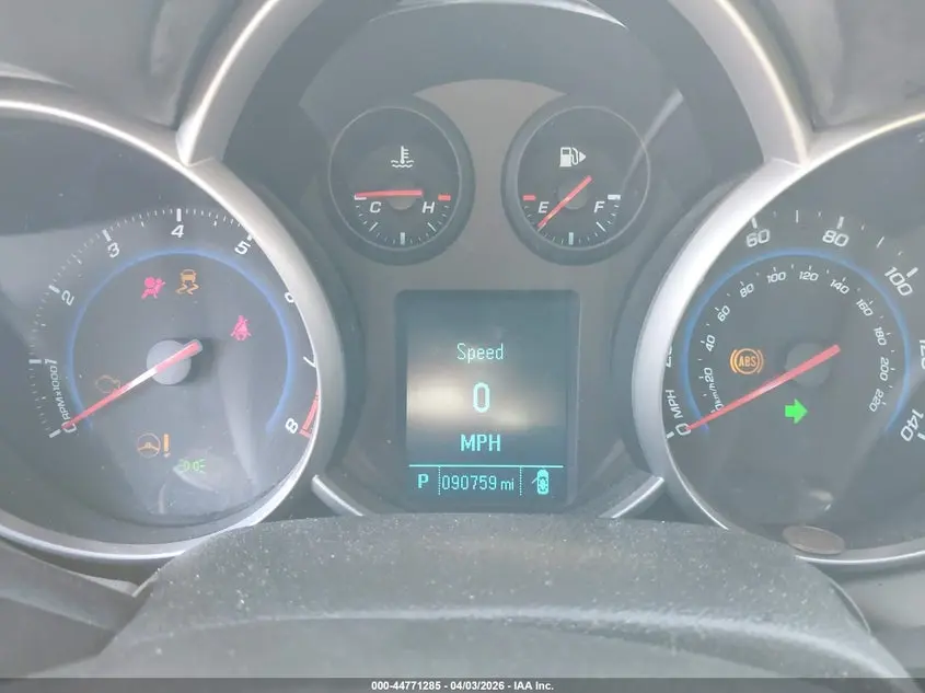 2012 CHEVROLET CRUZE LS