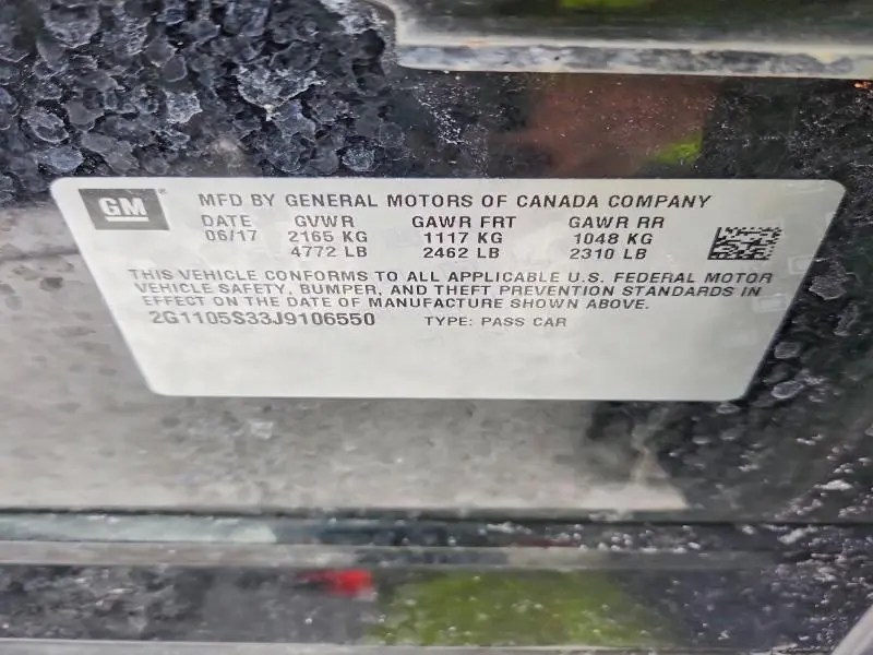 2018 CHEVROLET IMPALA LT  