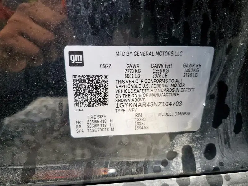 2022 CADILLAC XT5 LUXURY  