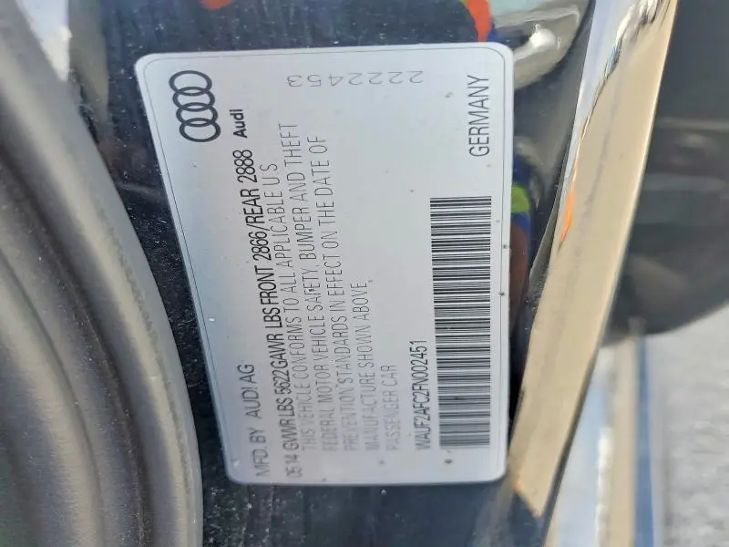 2015 AUDI S6   