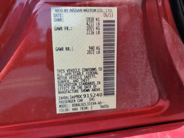 2013 NISSAN ALTIMA 2.5  