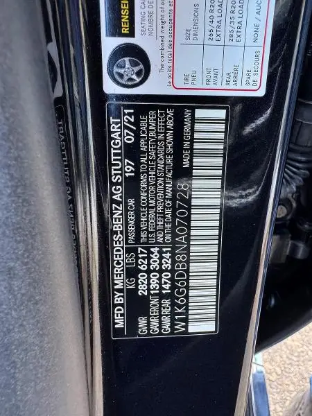 2022 MERCEDES-BENZ S 500 4MATIC  