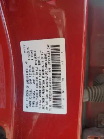 2017 HONDA ACCORD SPORT SPECIAL EDITION  