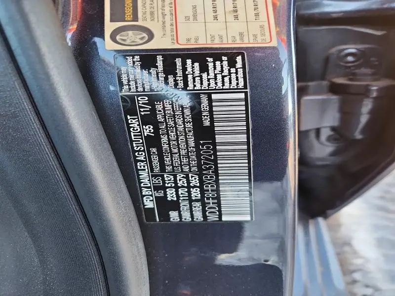 2011 MERCEDES-BENZ E 350 4MATIC  