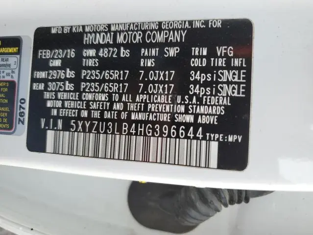 2017 HYUNDAI SANTA FE SPORT 