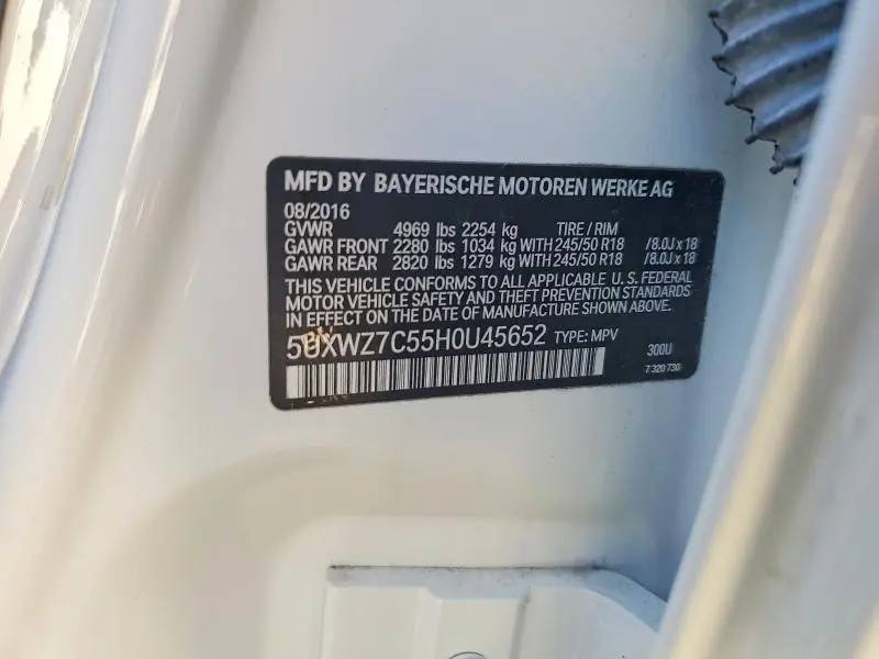 2017 BMW X3 SDRIVE28I  
