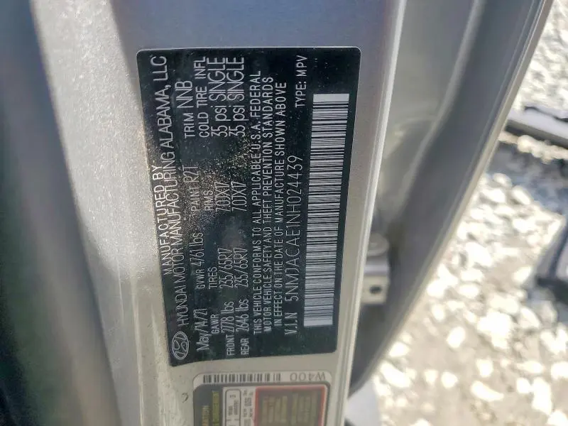 2022 HYUNDAI TUCSON SE  