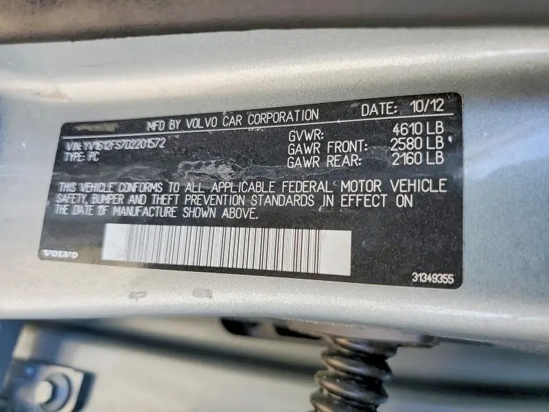 2013 VOLVO S60 T5  