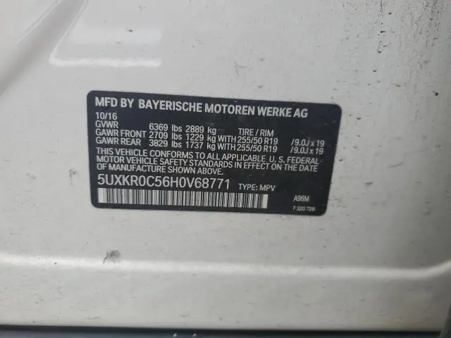 2017 BMW X5 XDRIVE35I  