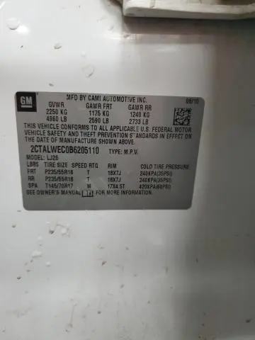 2011 GMC TERRAIN SLT  