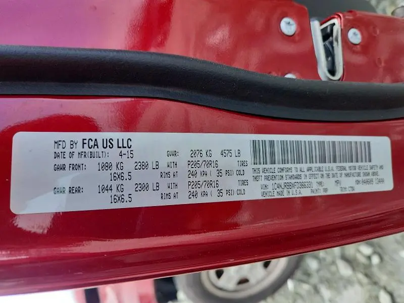 2015 JEEP PATRIOT SPORT  