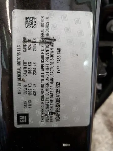 2014 BUICK VERANO CONVENIENCE  