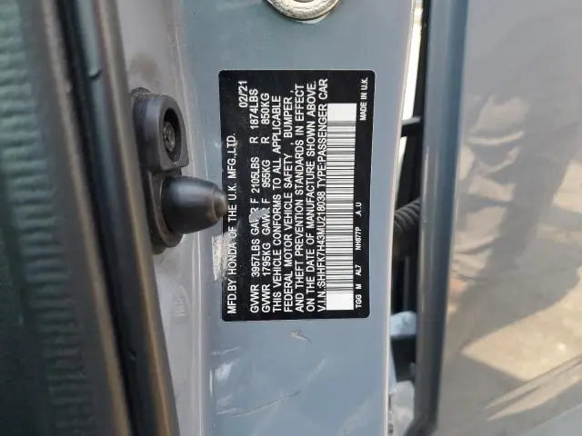 2021 HONDA CIVIC SPORT  