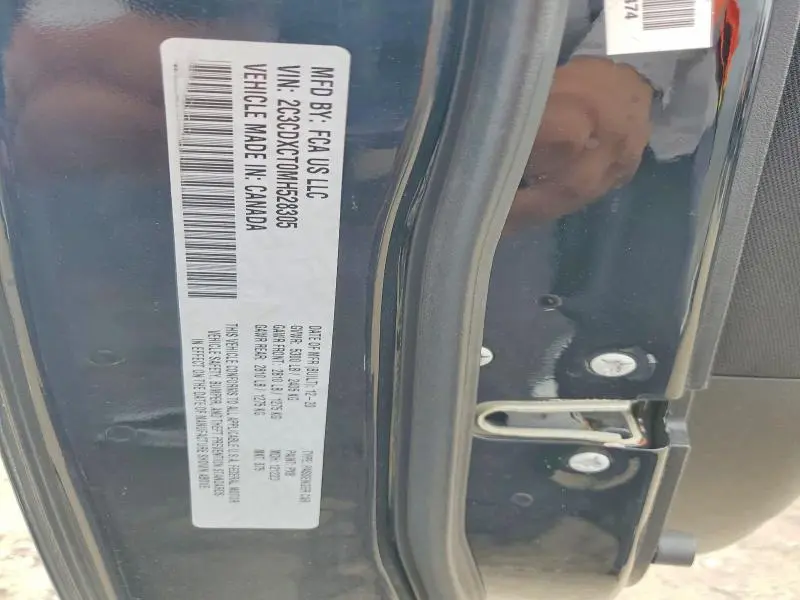 2021 DODGE CHARGER R  