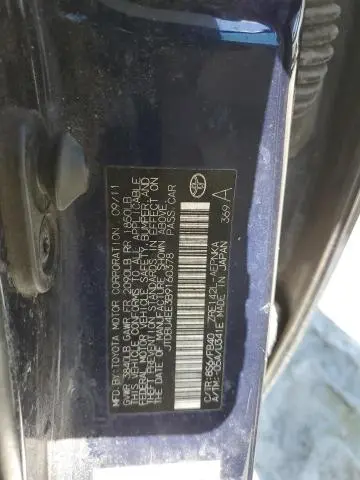 2011 TOYOTA COROLLA BASE  