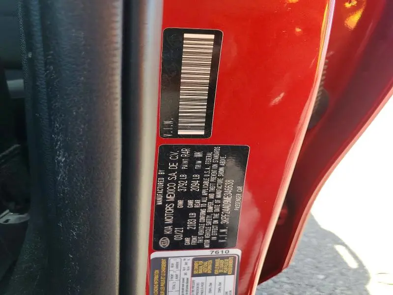 2021 KIA FORTE LXS  