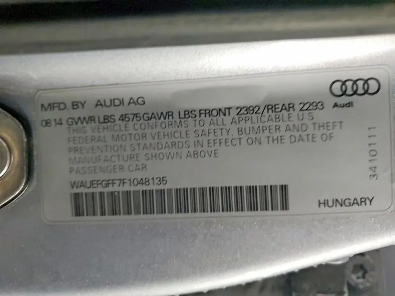 2015 AUDI A3 PREMIUM PLUS  