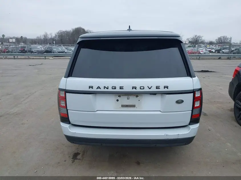 2016 LAND ROVER RANGE ROVER 3.0L V6 TURBOCHARGED DIESEL HSE TD6
