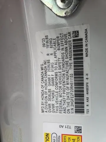 2024 HONDA CIVIC LX  