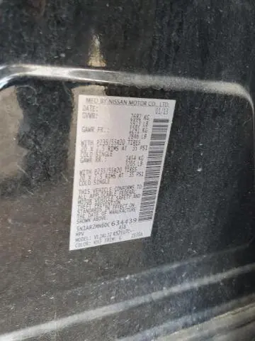 2013 NISSAN PATHFINDER S  