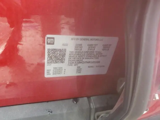2022 GMC YUKON SLT  