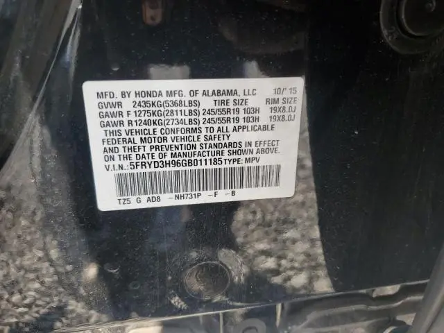 2016 ACURA MDX ADVANCE  