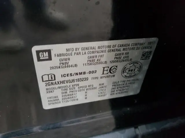 2018 CHEVROLET EQUINOX LS  