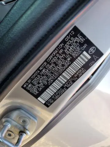 2012 TOYOTA YARIS   
