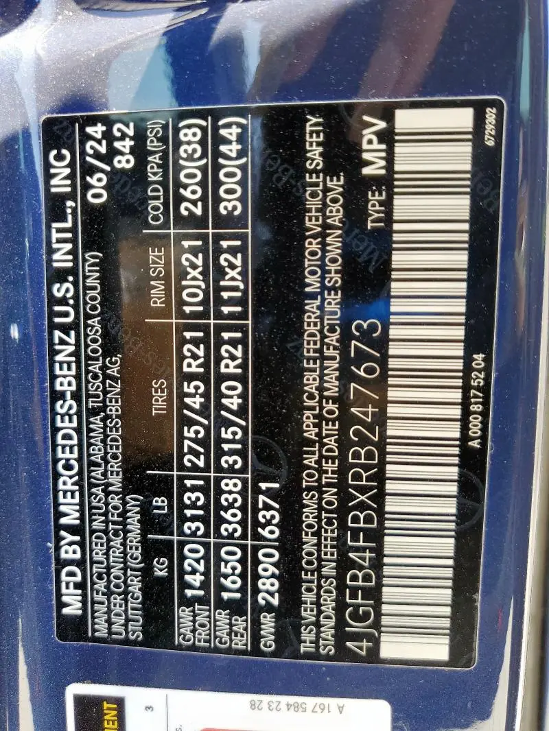 2024 MERCEDES-BENZ GLE 350 4MATIC  