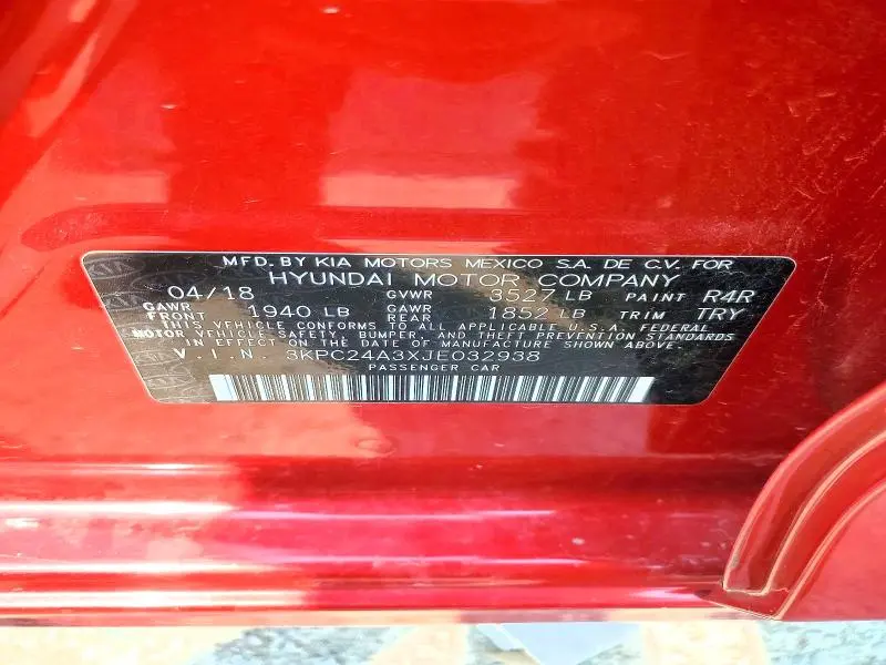 2018 HYUNDAI ACCENT SE  