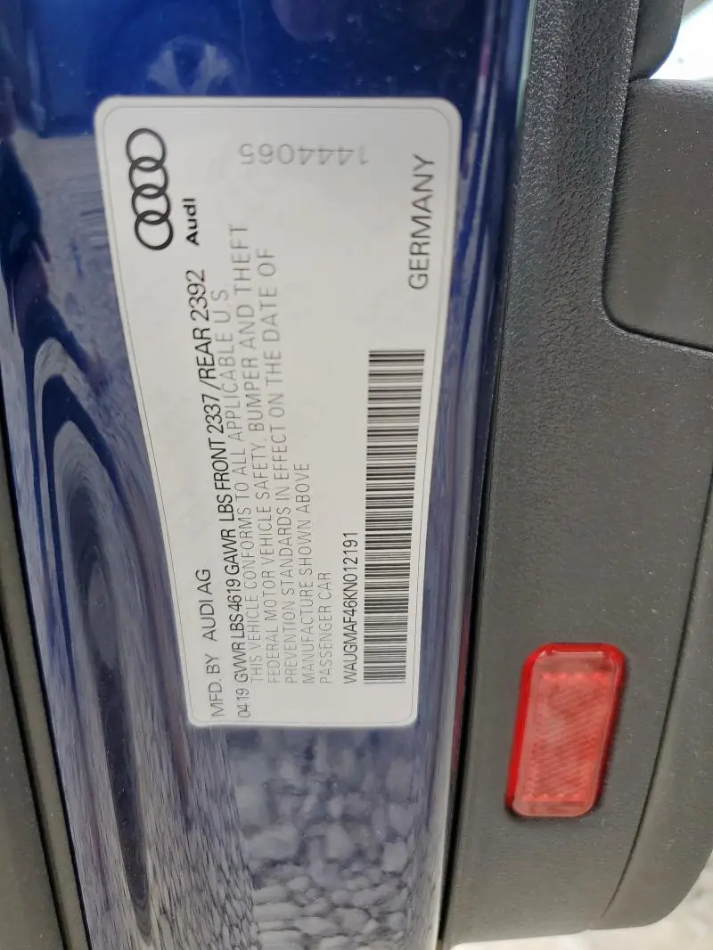 2019 AUDI A4 PREMIUM  