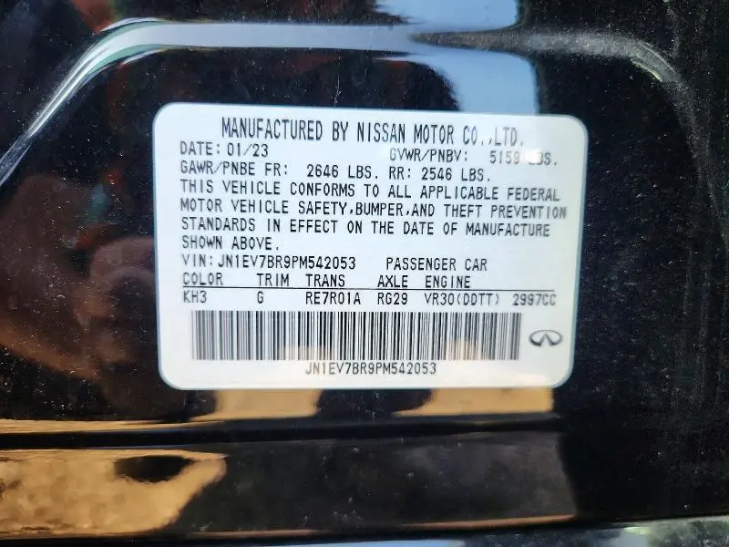 2023 INFINITI Q50 LUXE  