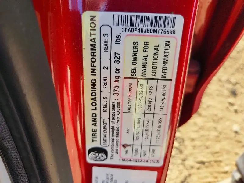 2013 FORD FIESTA SE  