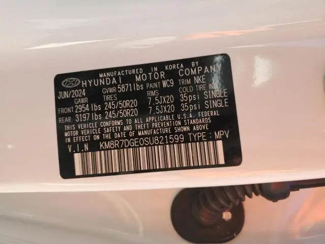 2025 HYUNDAI PALISADE CALLIGRAPHY  