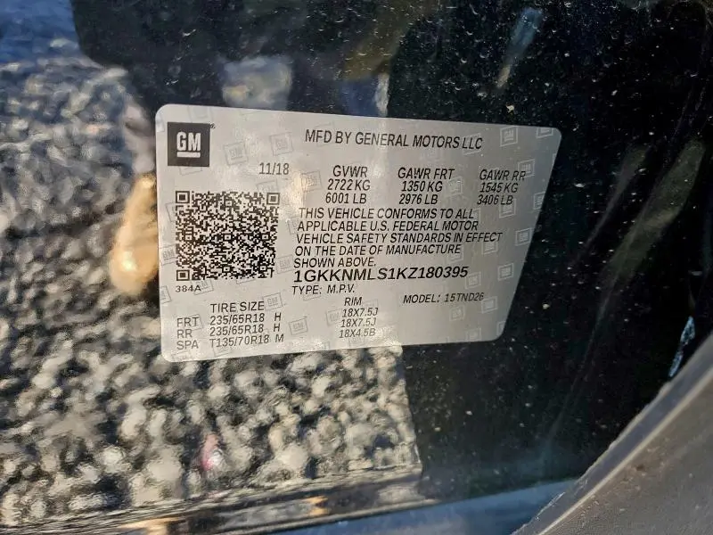 2019 GMC ACADIA SLT-1  