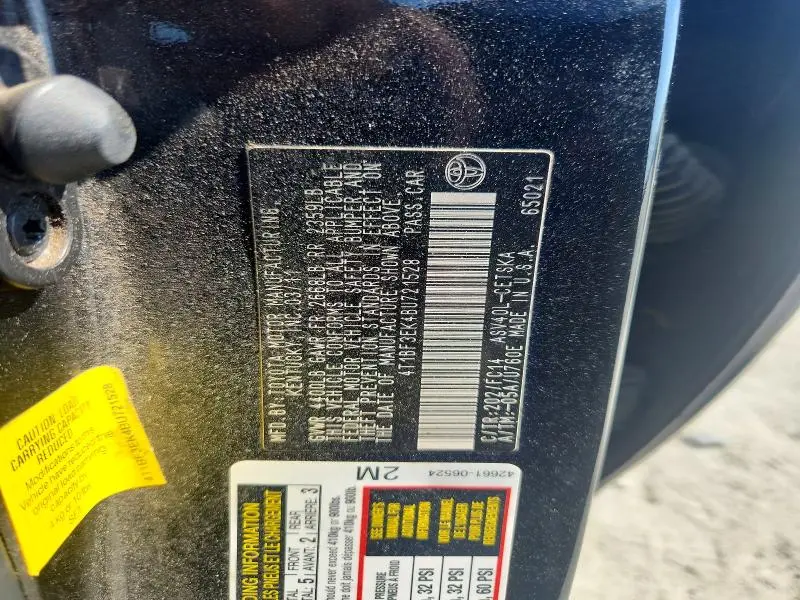 2011 TOYOTA CAMRY SE  